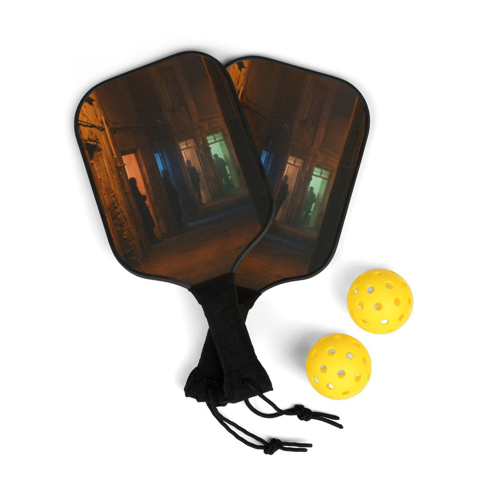 Pickleball Kit - Shadowed Alleyway Mystery Art Print |...