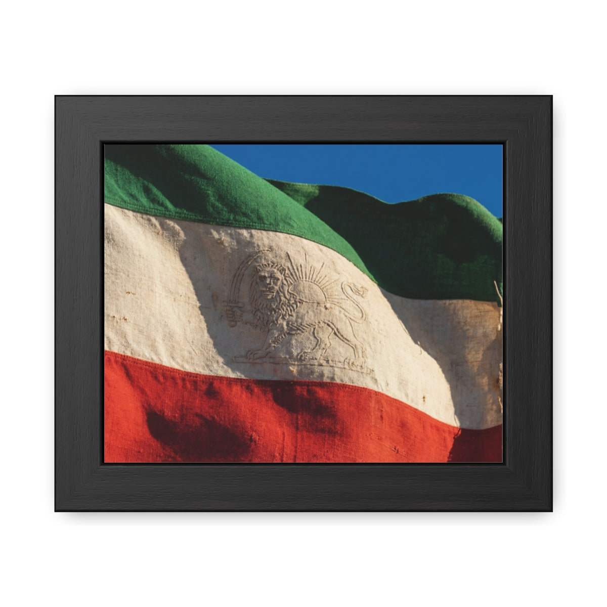 Framed Wall Art - Heritage Flag — Landscape