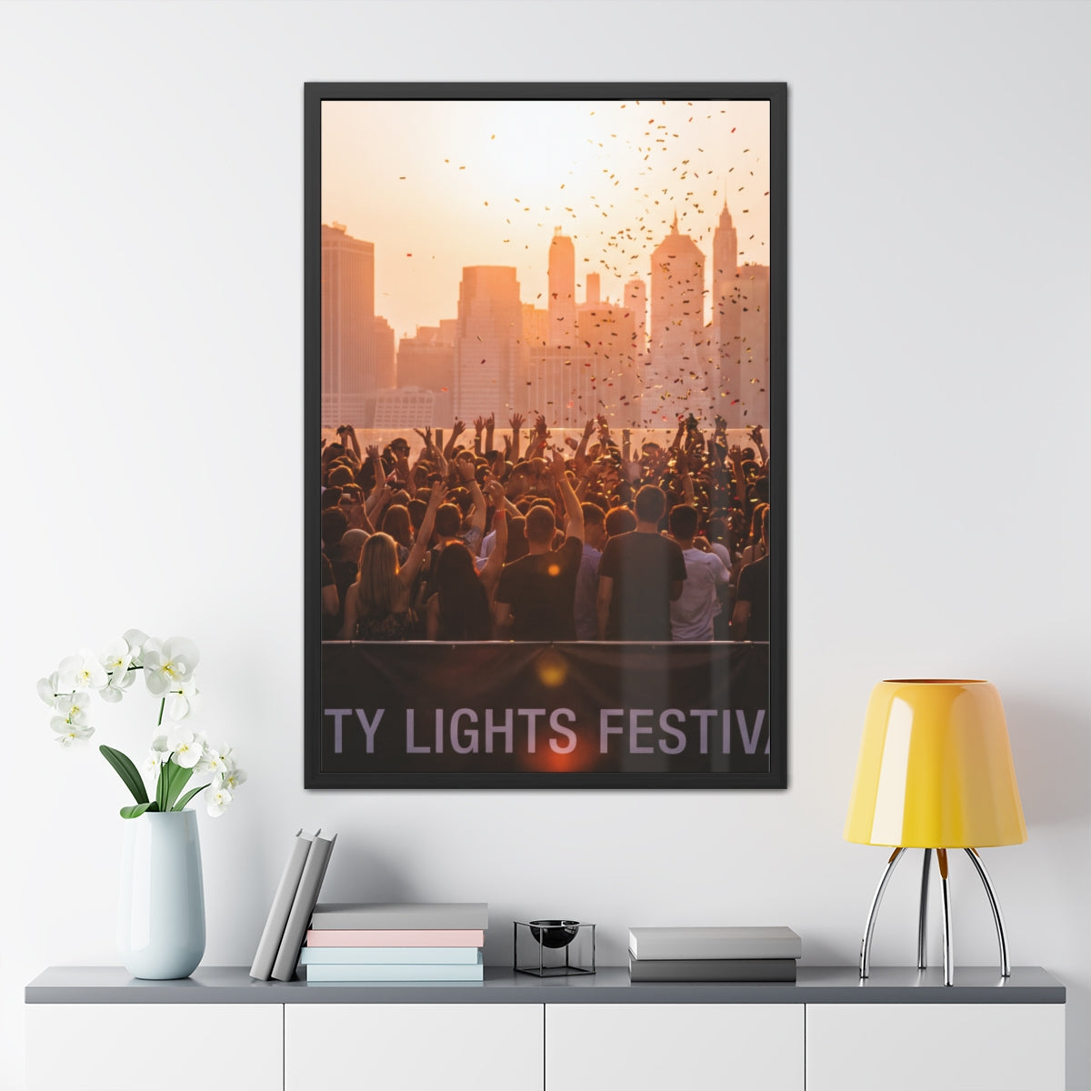 Framed Poster - City Lights Festival (8×12, 9×11, 11×14... |...
