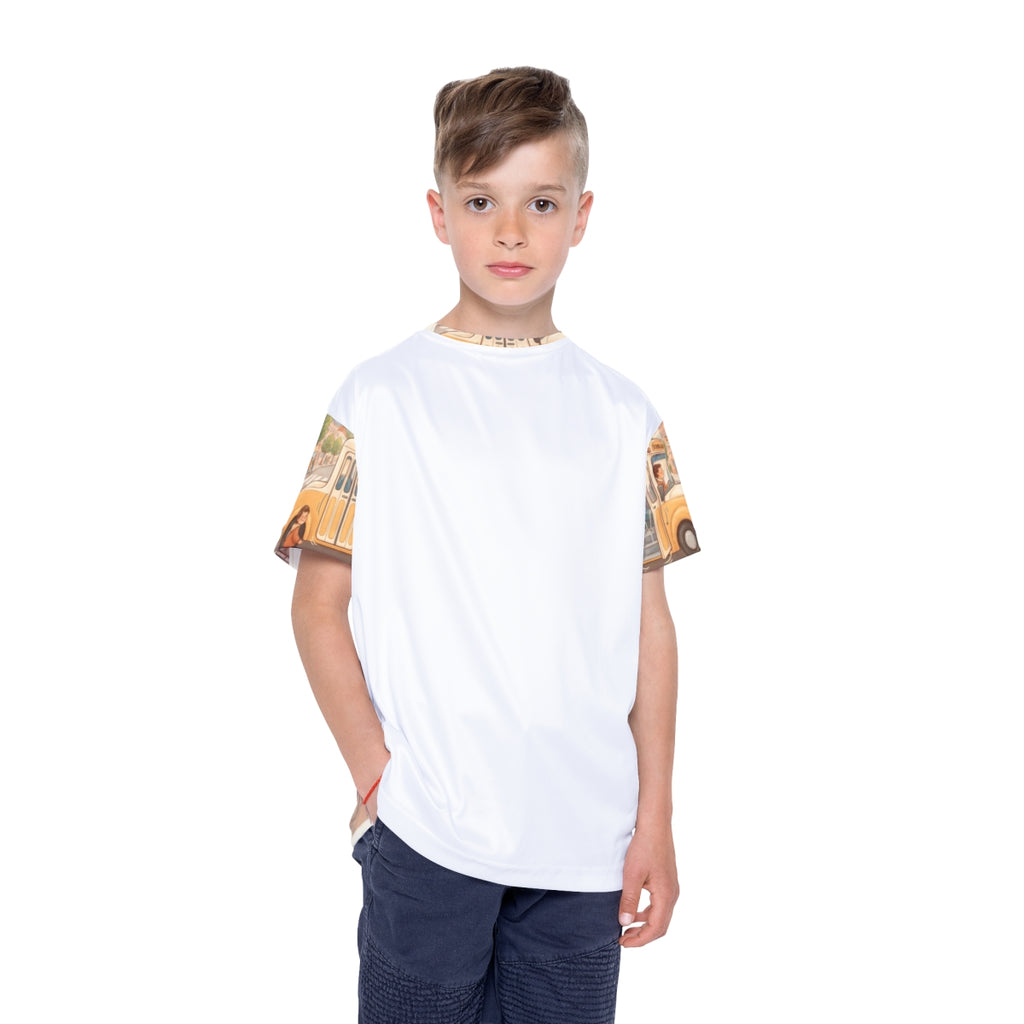 Kids Sports Jersey - School Bus Team Route | Echovira...