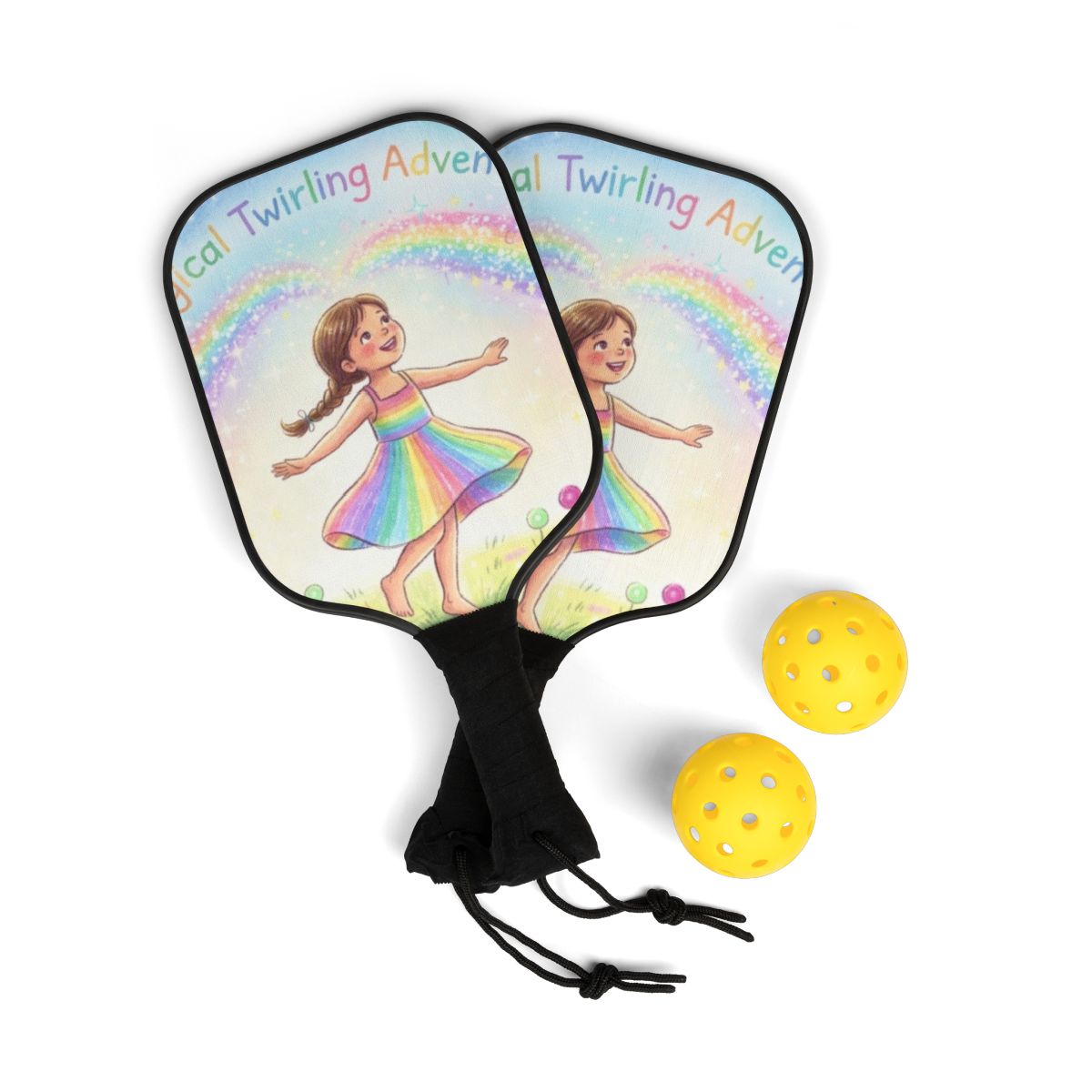 Pickleball Kit - Magical Rainbow Adventure | Echovira...