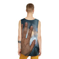 Men's Tank with Rainy City Window Art