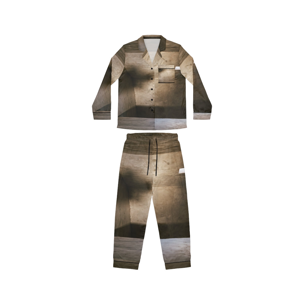 Women's Satin Pajamas - Shadows of the Citadel moody... |...