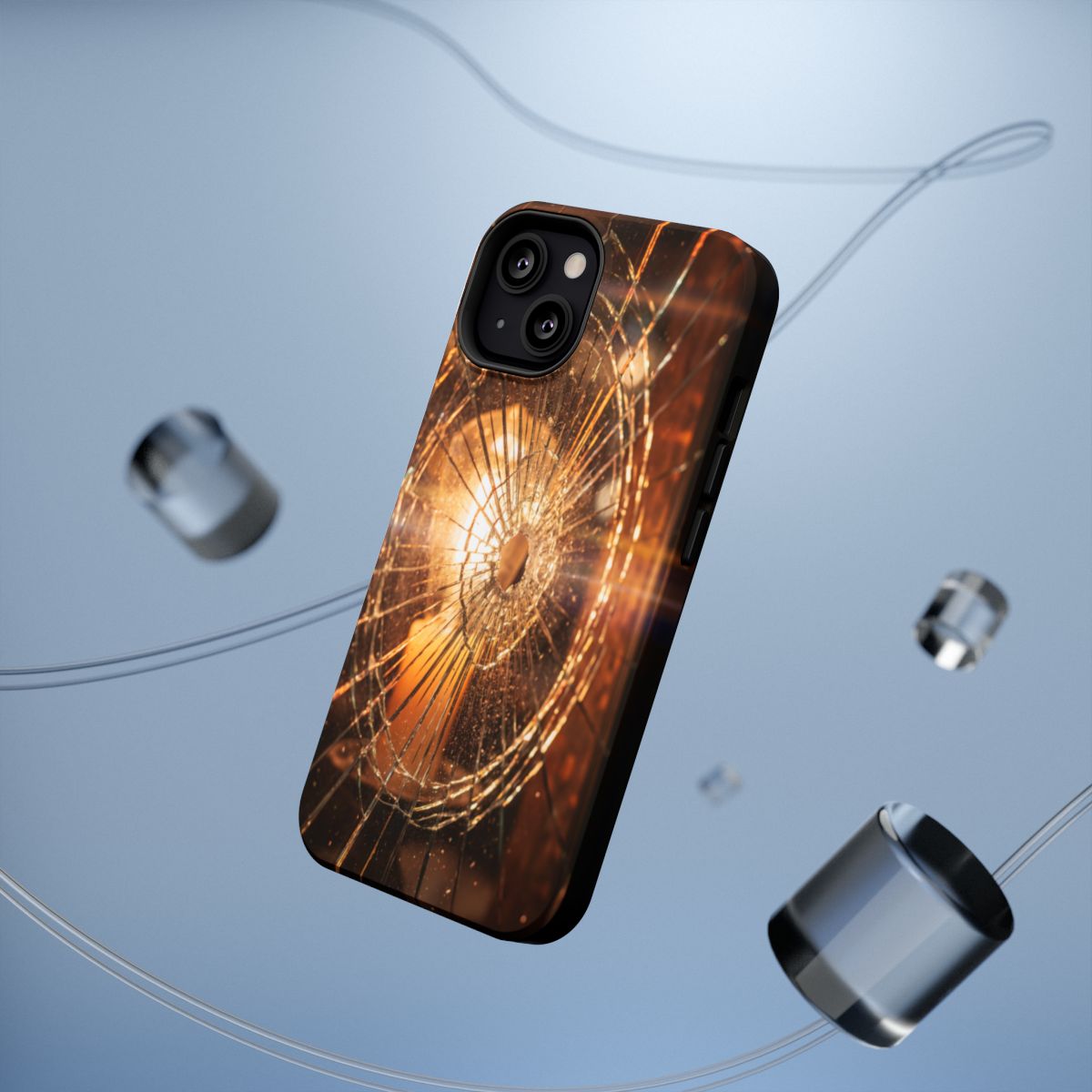 Impact-Resistant Case - Moody Fractured Glass— sizes part 1/2