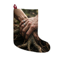 Christmas Stocking with Forest Tree Roots