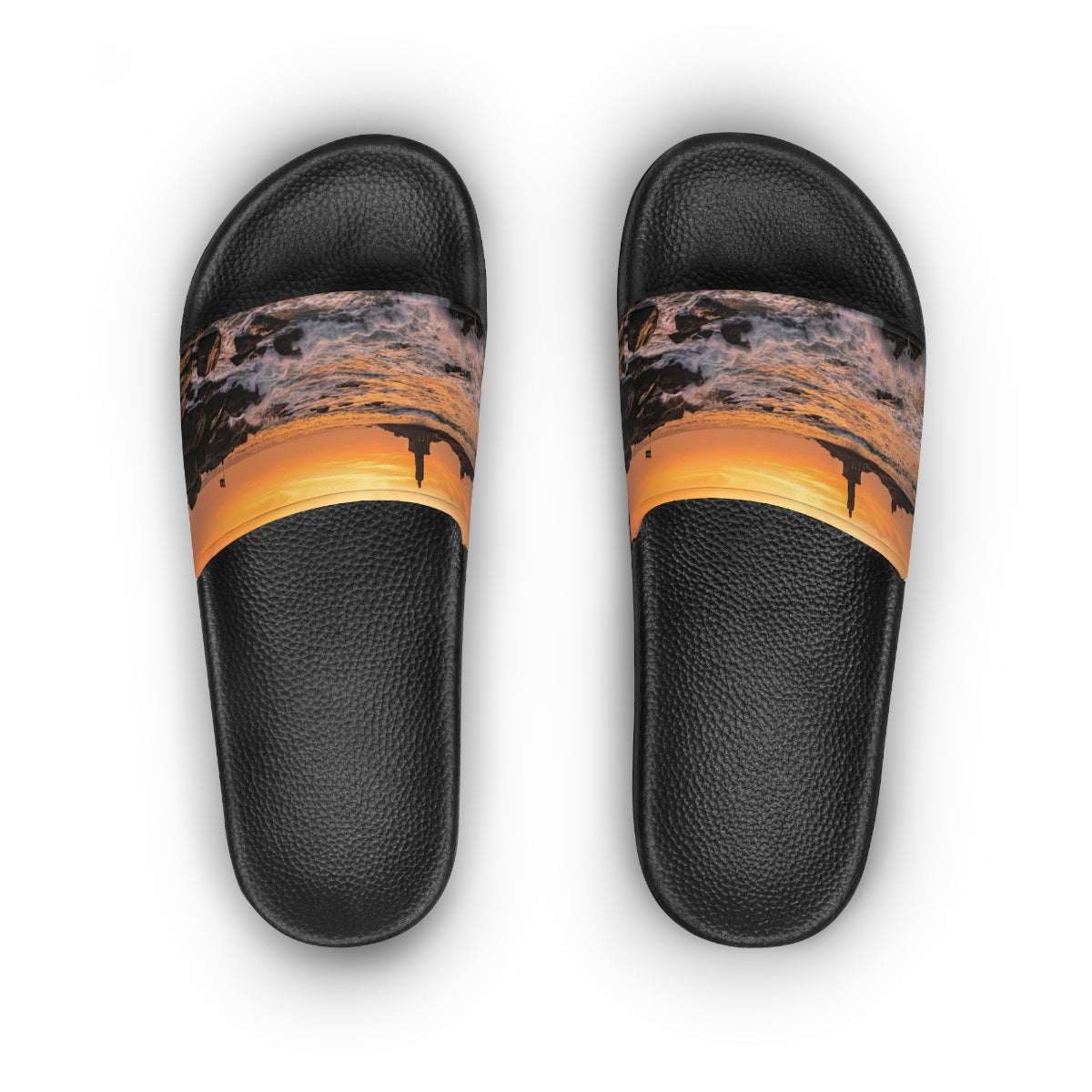 Women's Slide Sandals - Golden Dawn Vibes