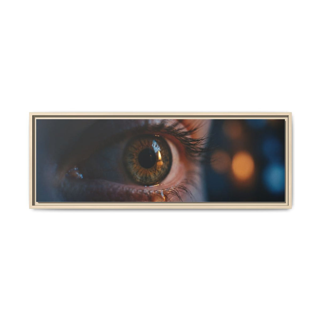 Framed Matte Canvas - Mystic Eye — Natural / 1.25"