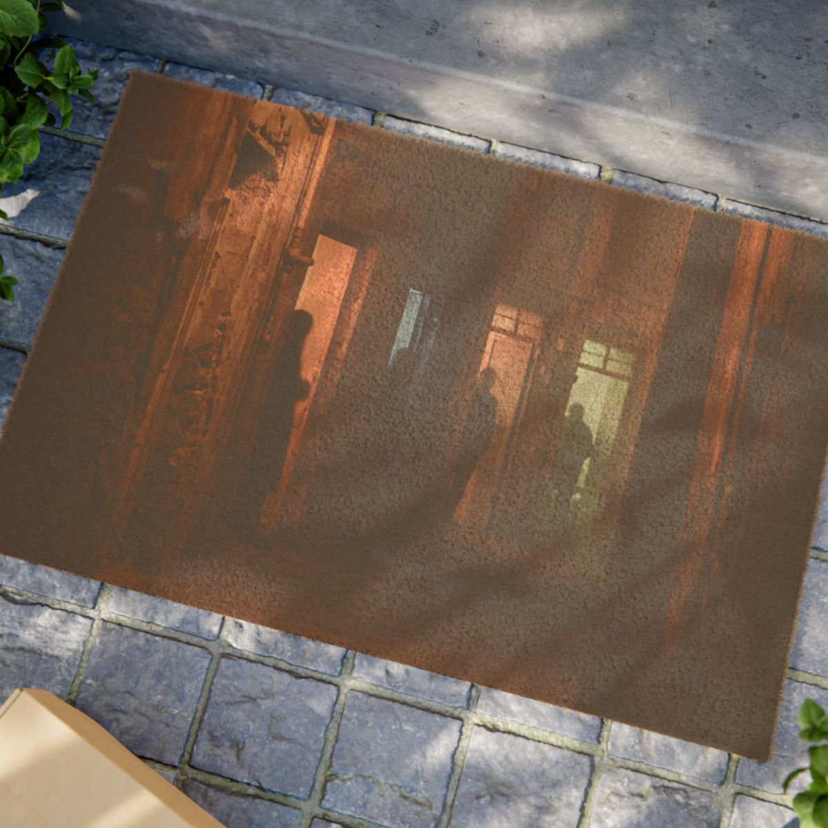 Doormat - Shadowed Alleyway Mystery Art Print | Echovira...