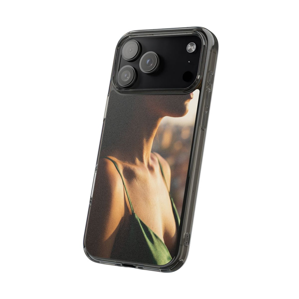 Clear Impact-Resistant Cases - Clear Phone Case - Emerald...