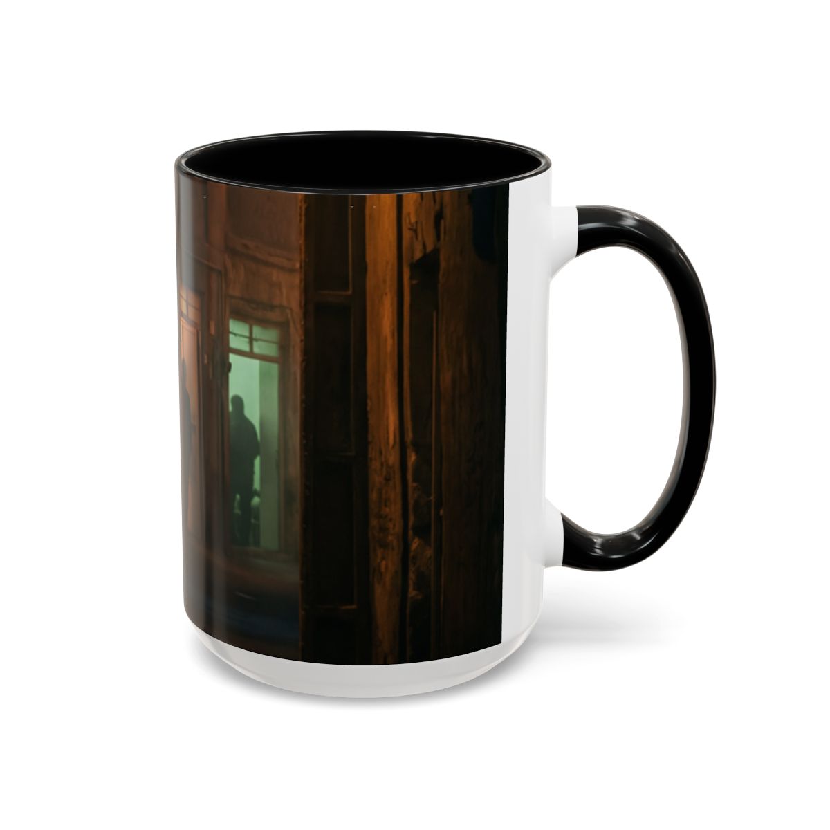 Accent Coffee Mug - Midnight Shadows | Echovira Gallery