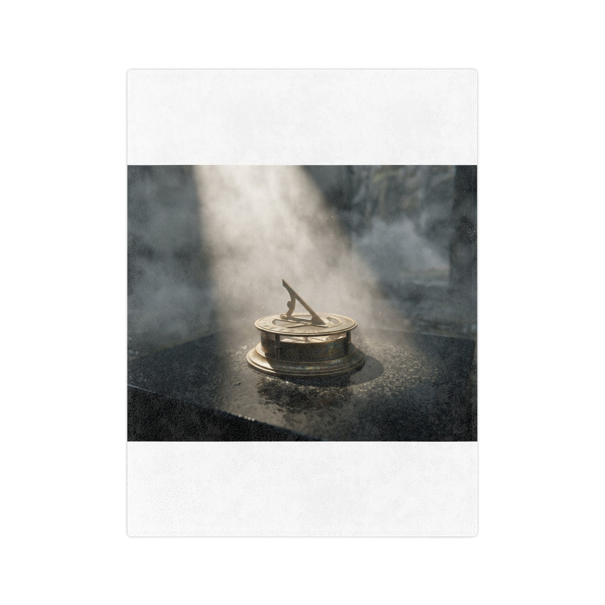 Velveteen Blanket - Sundial in Sunbeam | Echovira Gallery