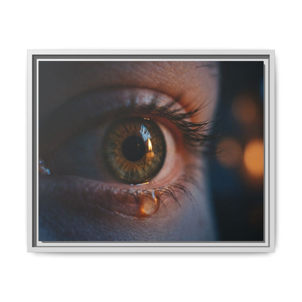Framed Matte Canvas - Mystic Eye — White / 1.25"