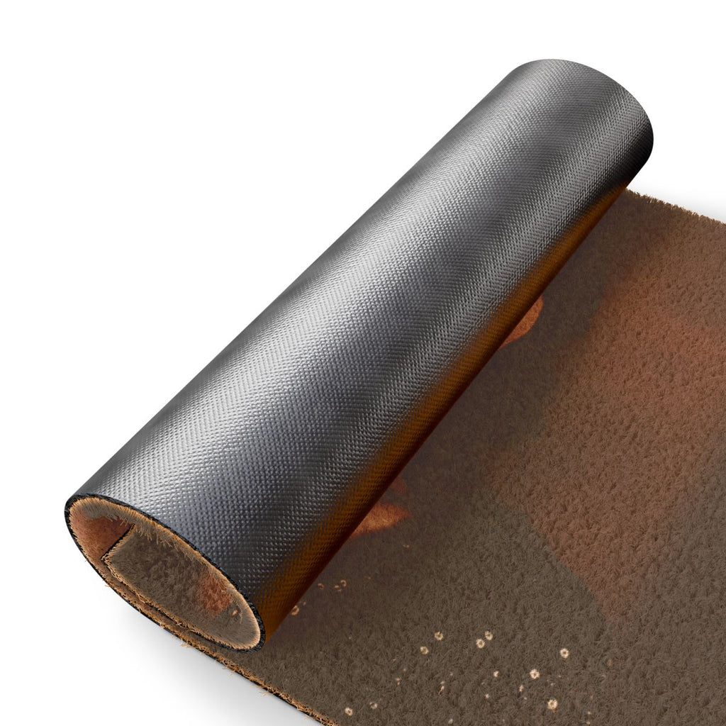 Welcome Doormat - Golden Elegance