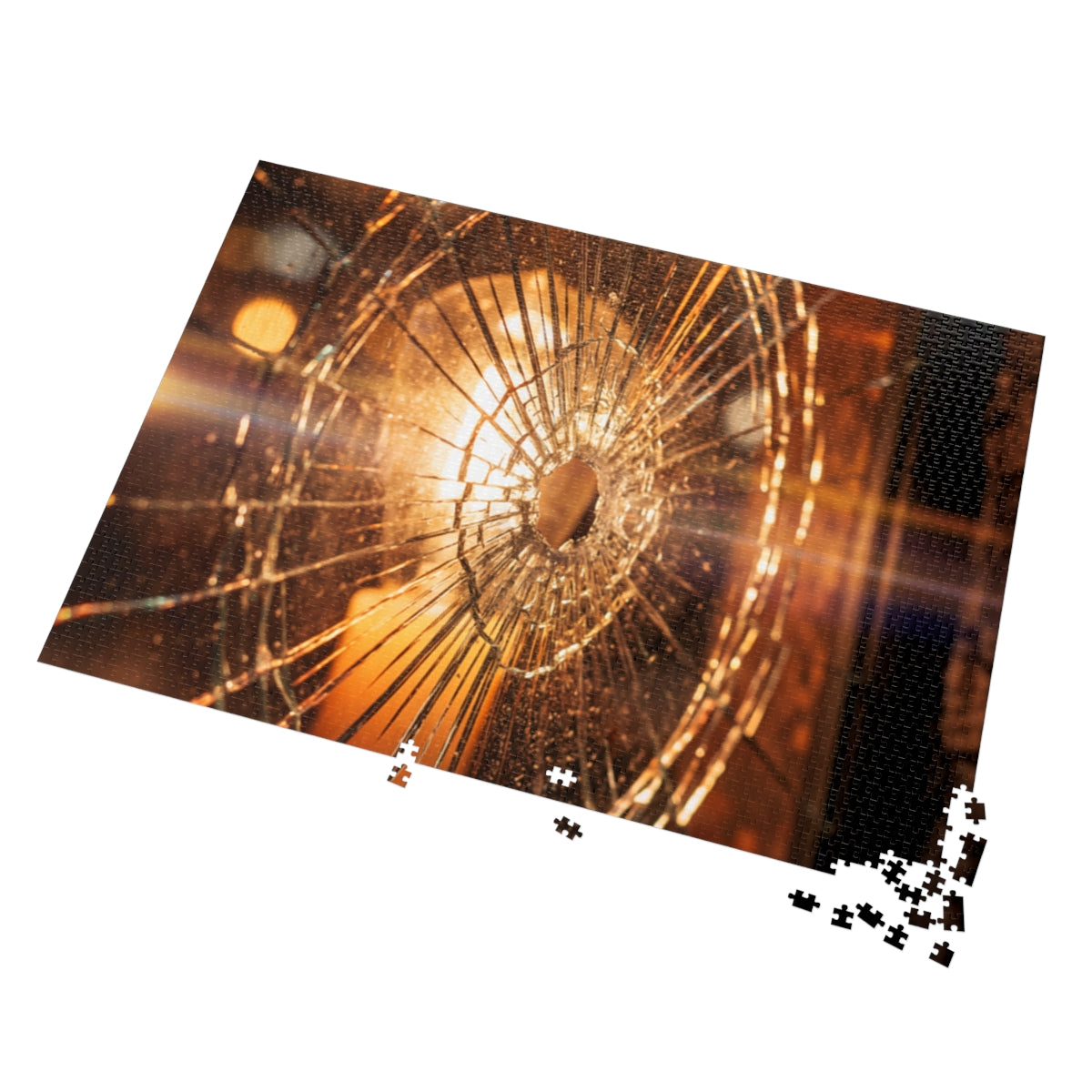 Jigsaw Puzzle with Tin - Shattered Glow