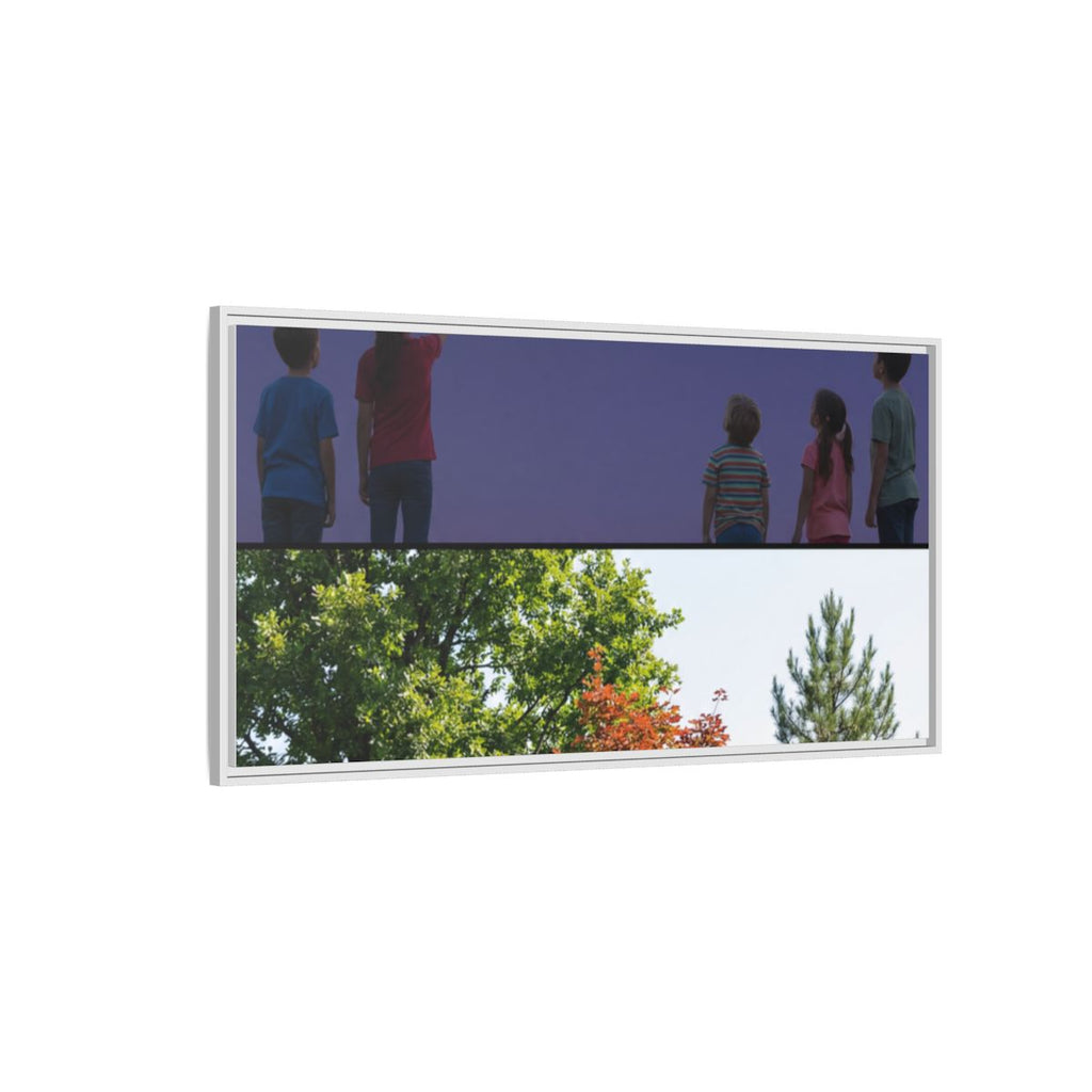 Framed Matte Canvas - Discovery — White / 1.25"