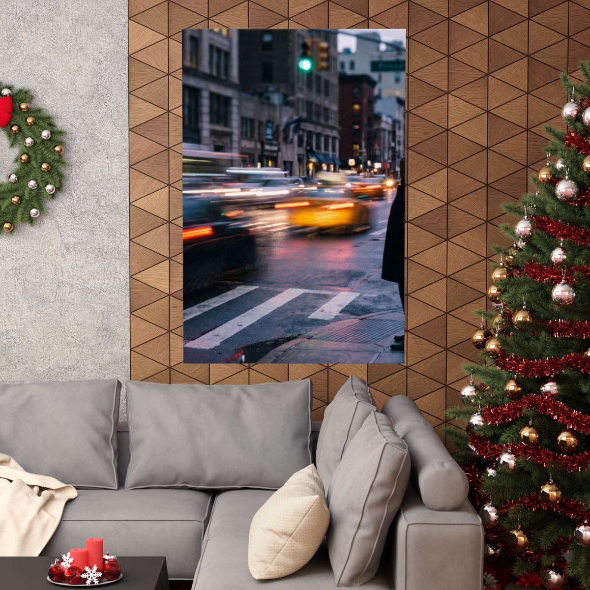 Matte Vertical Poster - City Pulse (8×10 & 36×54) | Echovira...