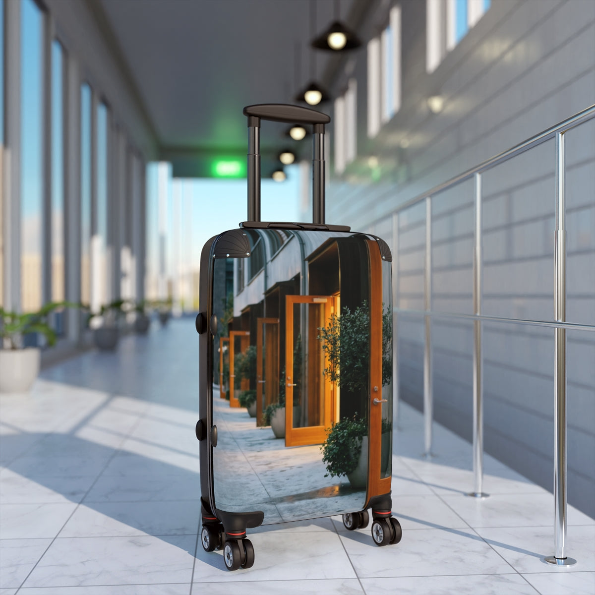 Suitcase - Twilight Walkway Travel Luggage | Echovira...