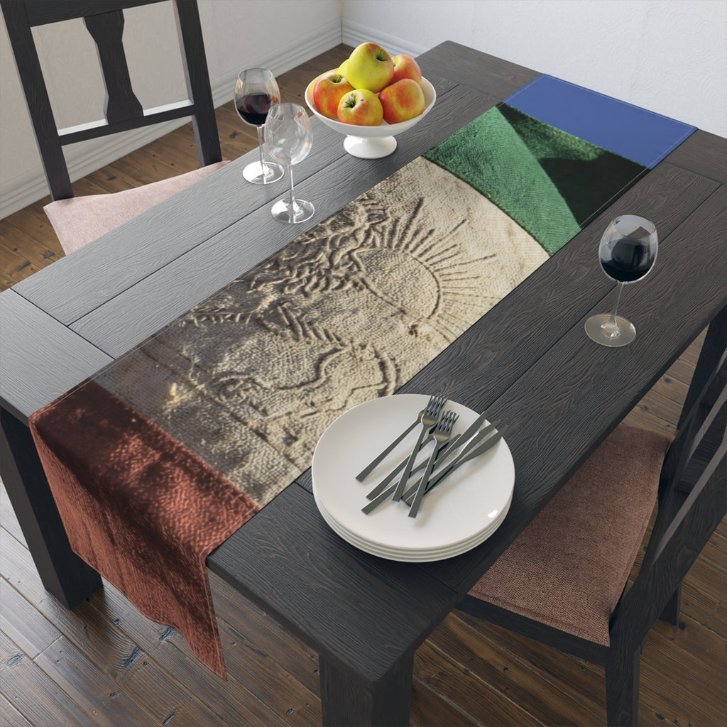 Table Runner - Distressed Flag Decor