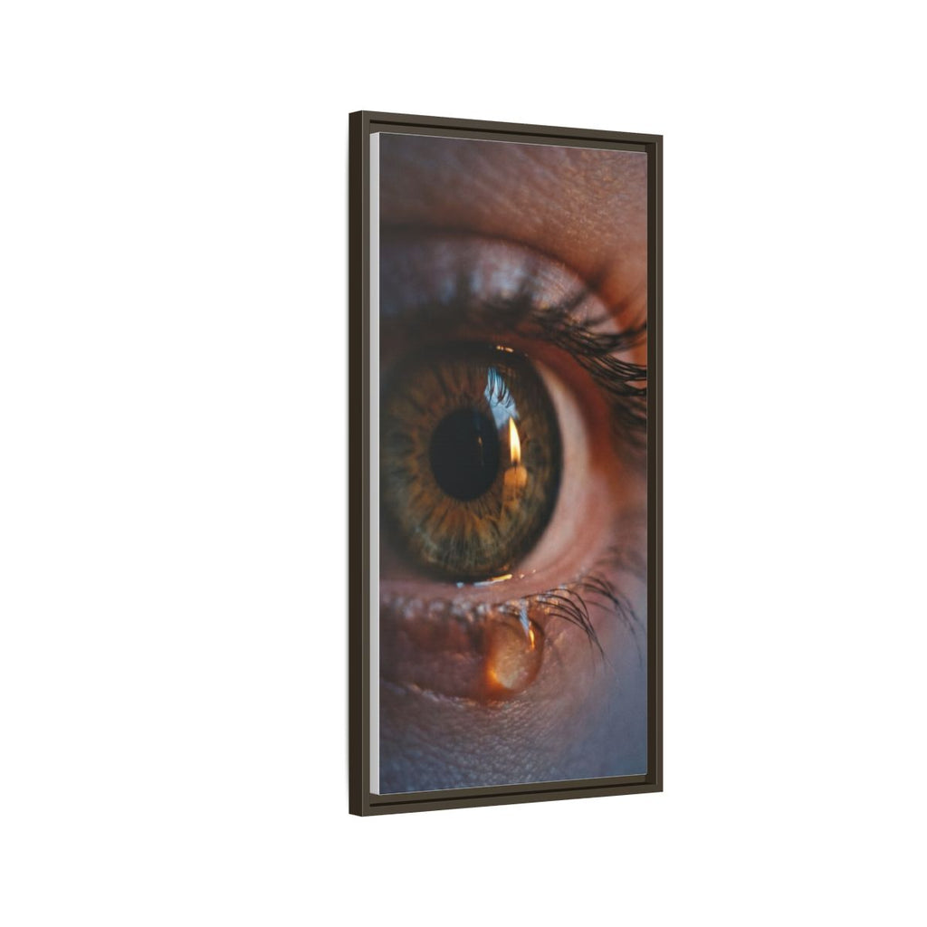 Matte Canvas, Framed - Luminous Tear