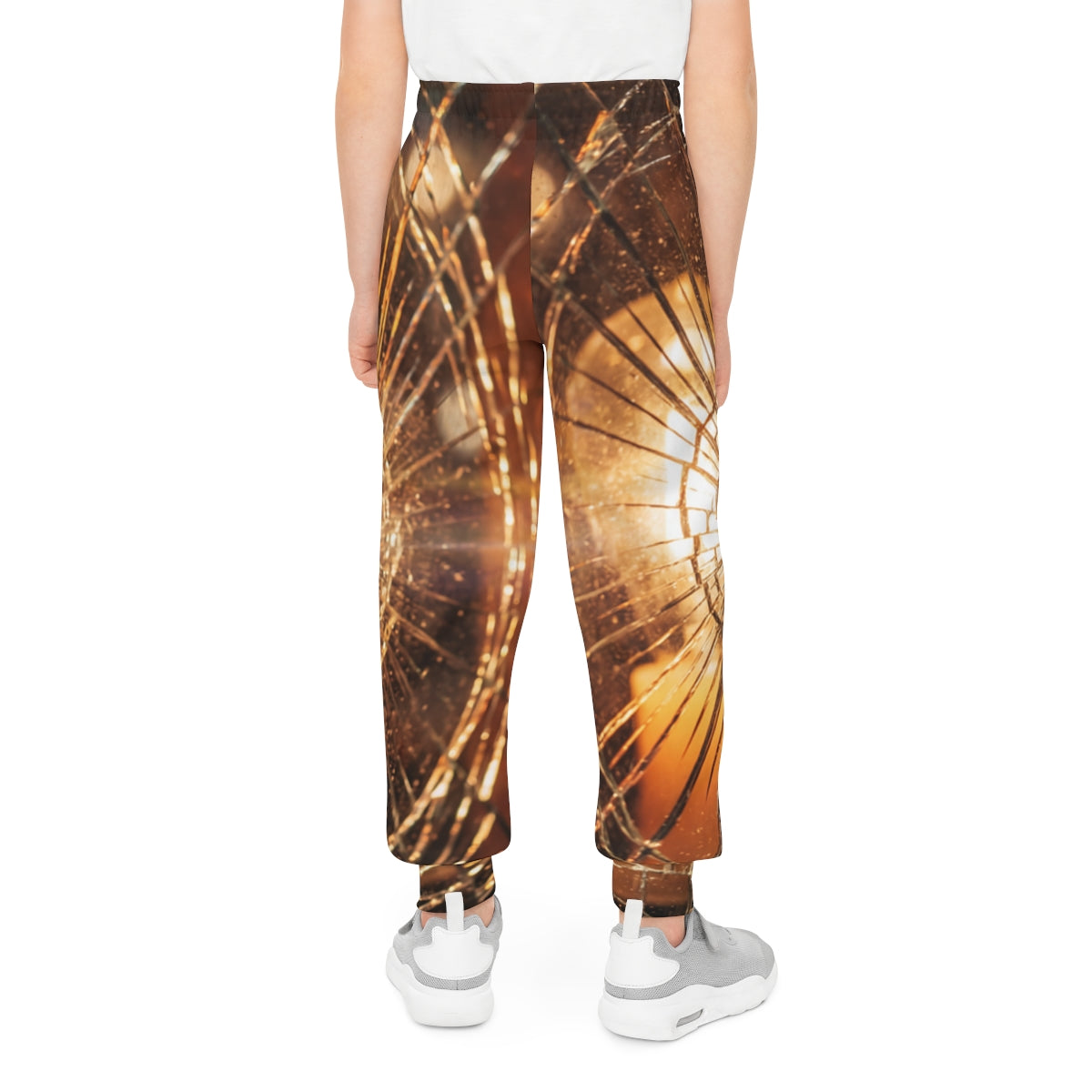 Youth Joggers - Shattered Glass Golden Glow | Echovira...