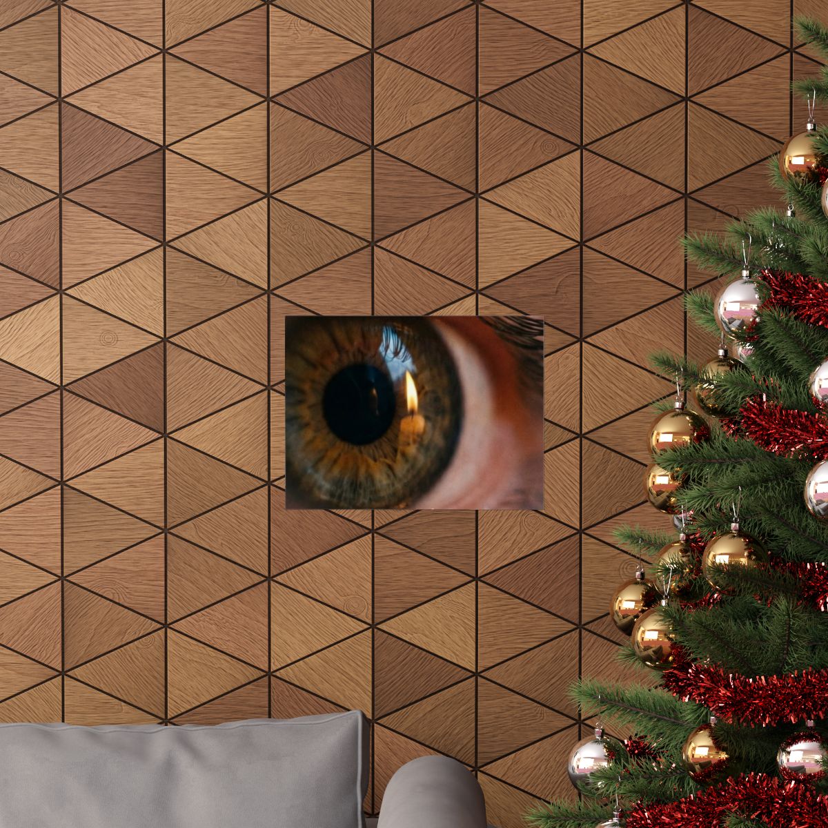 Matte Horizontal Posters - Amber Iris Reflection Fine Art......