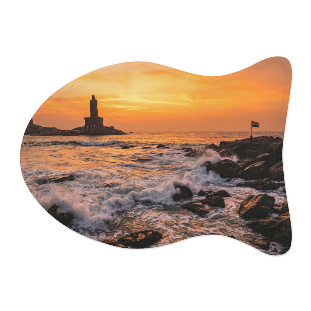 Pet Feeding Mat - Golden Hour Tides