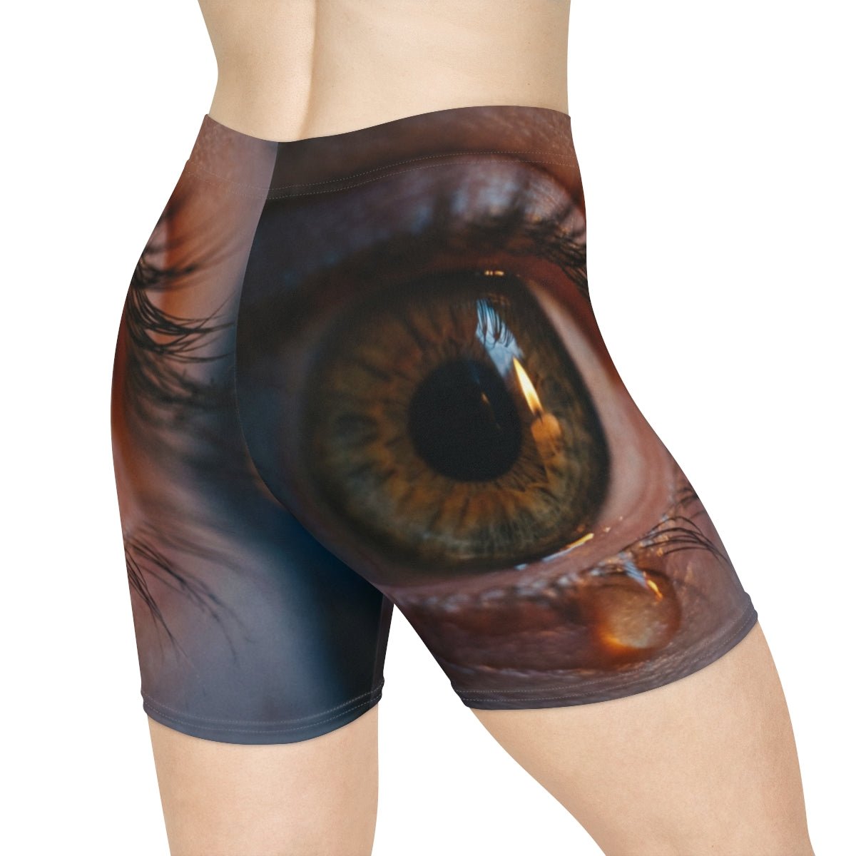 Damen-Radlerhose – leuchtender Riss