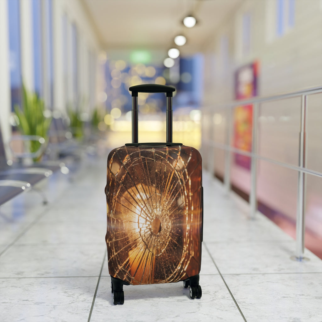 Luggage Cover - Moody Amber Glow