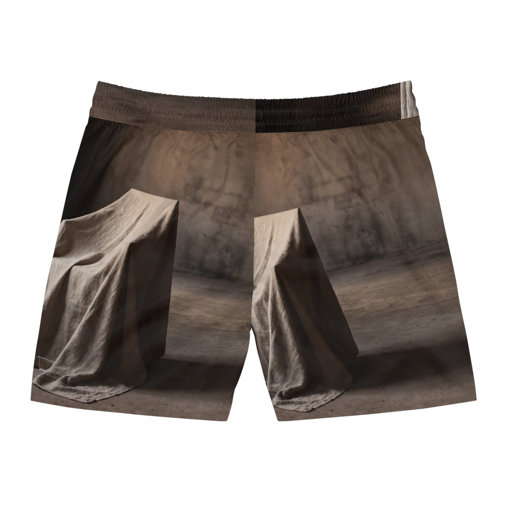 Men's Mid-Length Swim Shorts - Brutalist