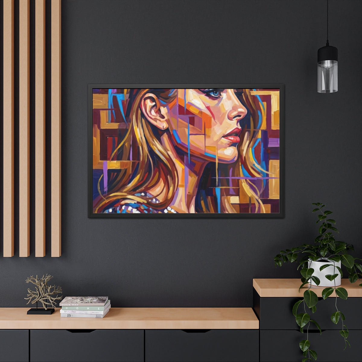 Framed Poster - Shattered Elegance (10×8, 12×8, 11×9, 14×11...