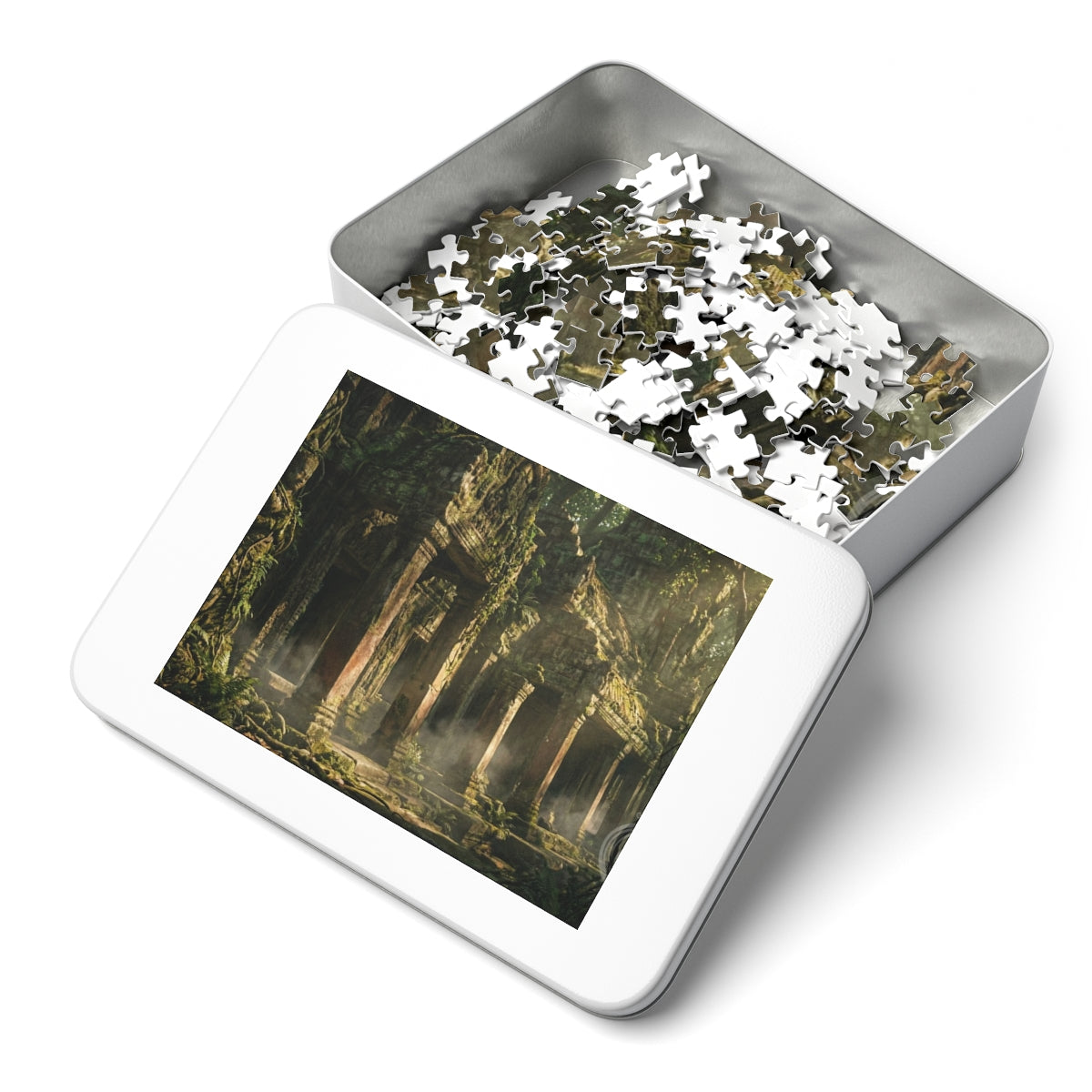 Jigsaw Puzzle with Tin - Ancient Sanctuary (30, 110, 252......