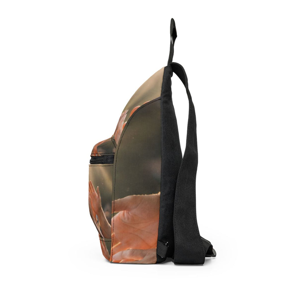 Sling Bag - Golden Rays of Unity Wall Art | Echovira Gallery