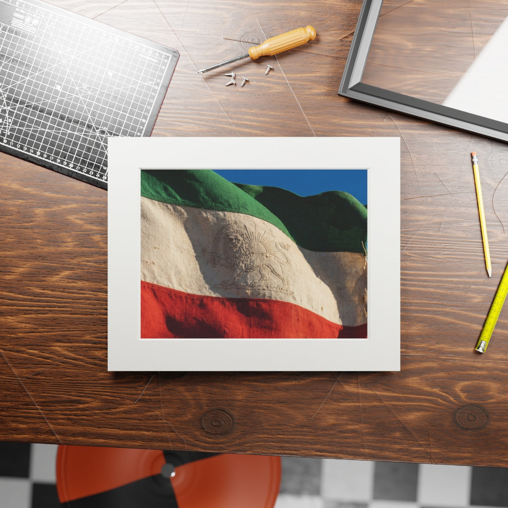 Fine Art Print - Persian Lion Flag — Landscape