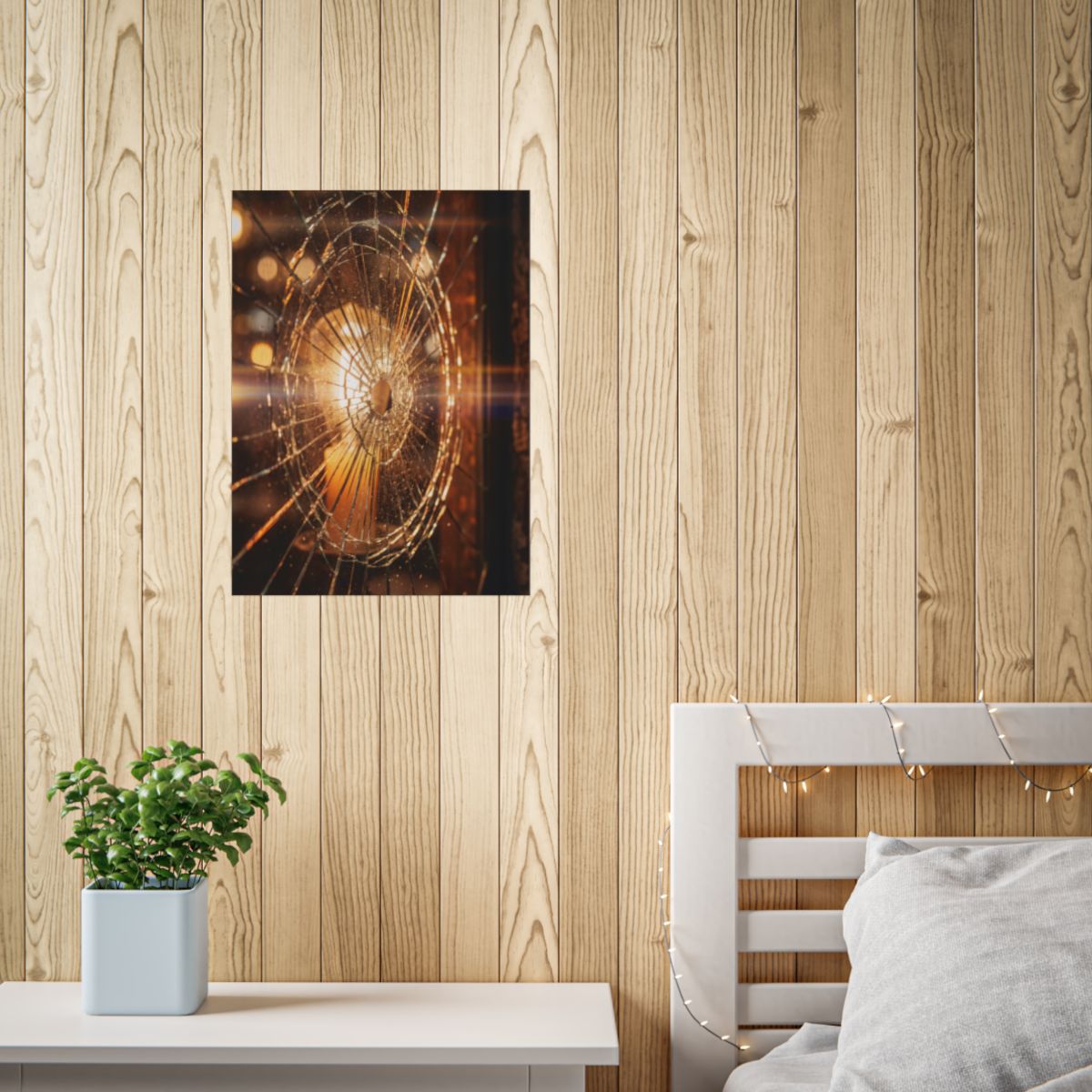 Unframed Poster - Shattered Amber Edge