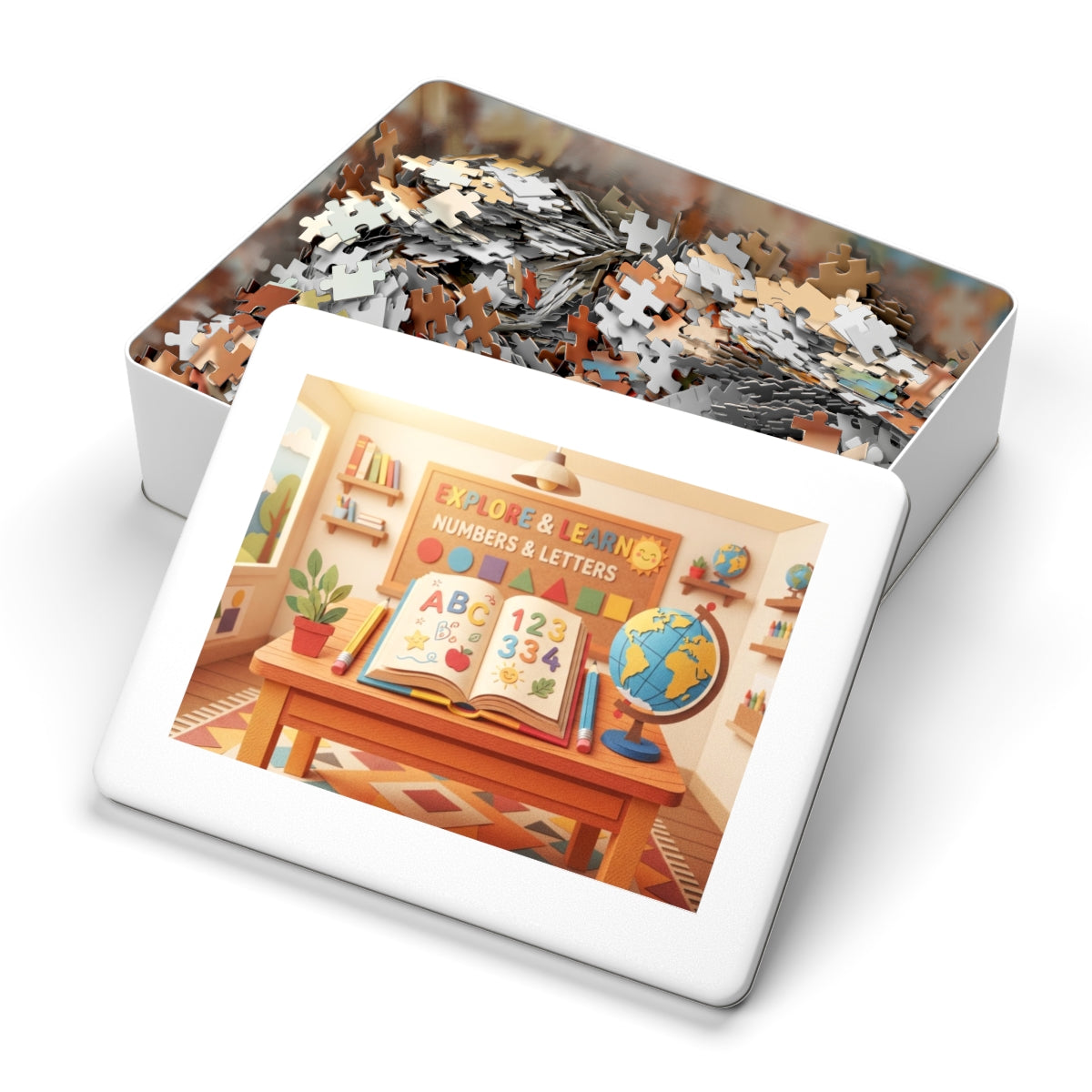 Jigsaw Puzzle with Tin - Playful Classroom Papercraft... |...
