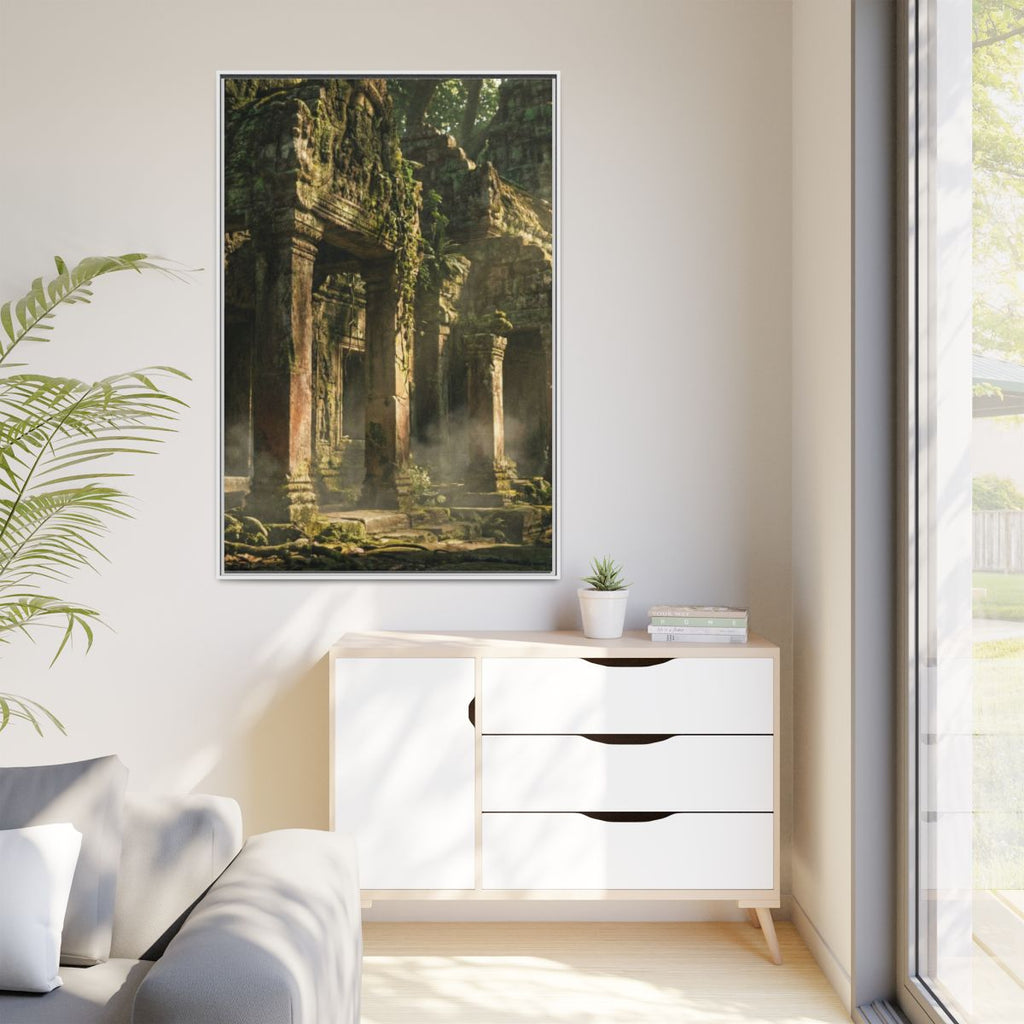 Matte Canvas Framed - Ancient Sanctuary (8×10, 9×12, 11×14...