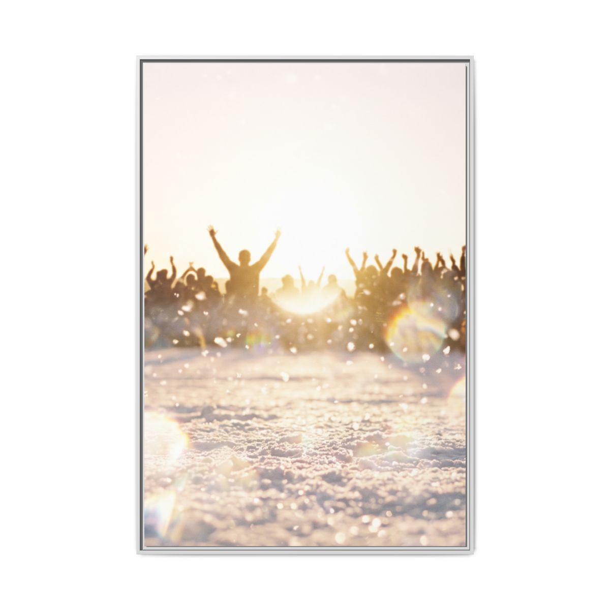 Portrait Framed Matte Canvas Golden Hour Art