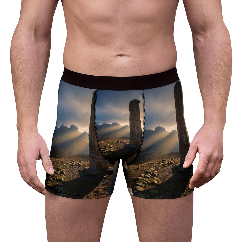 Men's Boxer Briefs - Mystic Peak