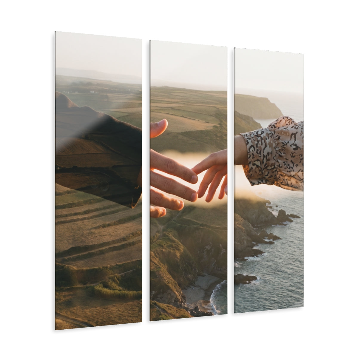 Acrylic Prints - The Infinite Touch | Ethereal Coastal Art |...