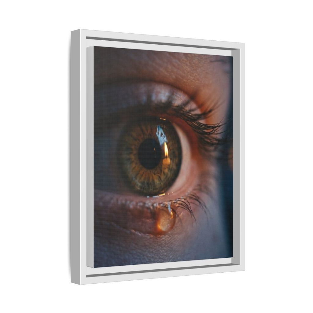Matte Canvas, Framed - Luminous Tear