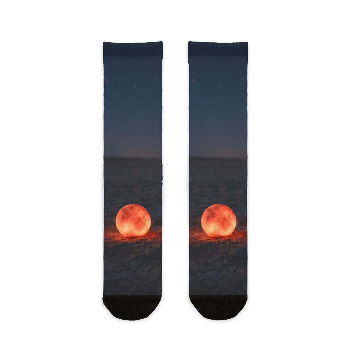 Sublimation Crew Socks - Cosmic Horizon | Echovira Gallery