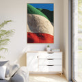 Matte Canvas, Framed - Vintage Persian Lion and Sun Heritage...