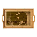 Bamboo Serving Tray - City Twilight Engraving | Echovira...
