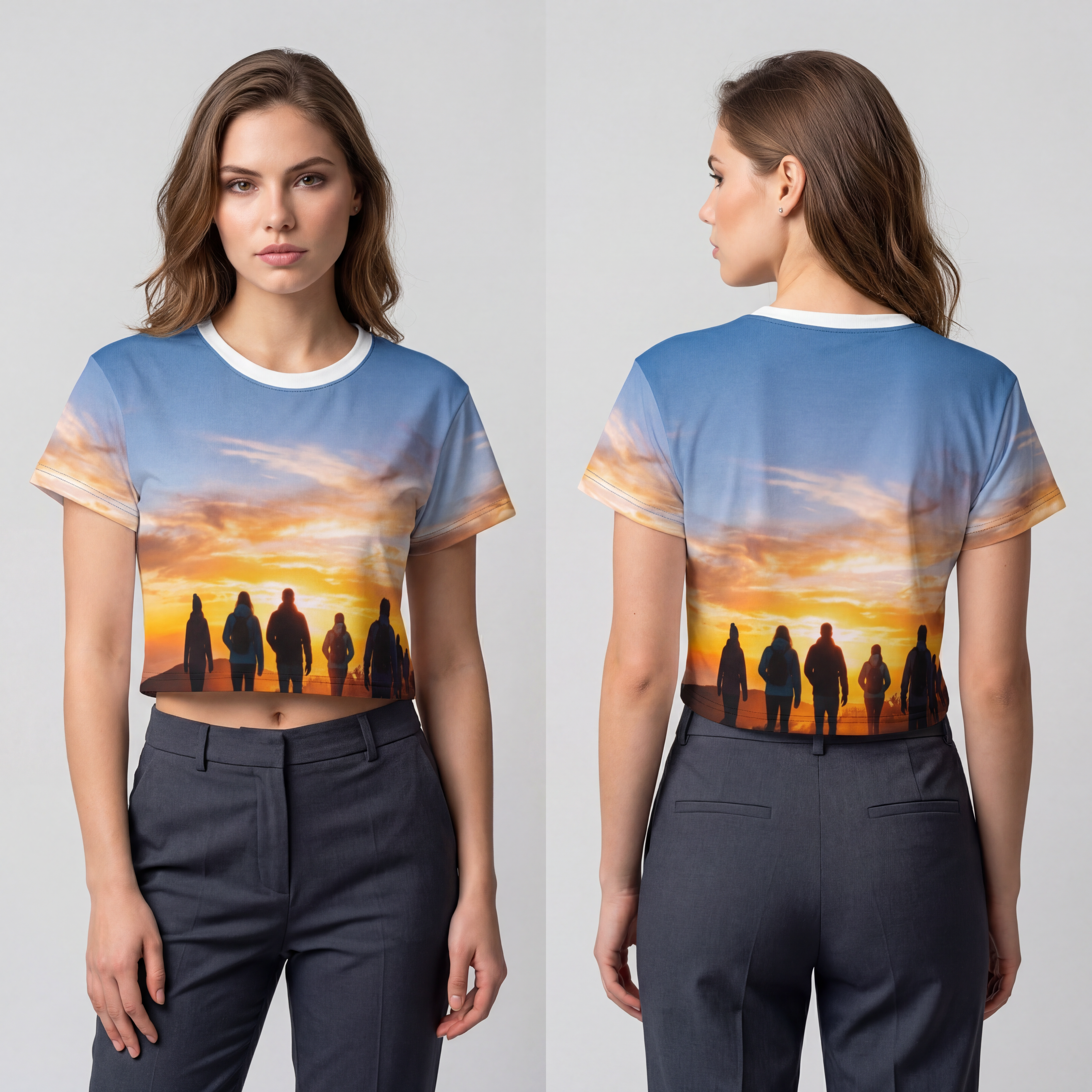 Crop Tee - Golden Radiance