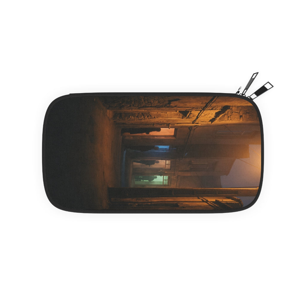 Passport Wallet - Shadowed Alleyway Mystery Art Print |...
