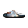 Men's Indoor Slippers with Rainy City Art