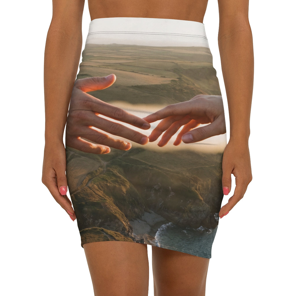 Women's Mid-Waist Pencil Skirt - The Infinite Touch |... |...