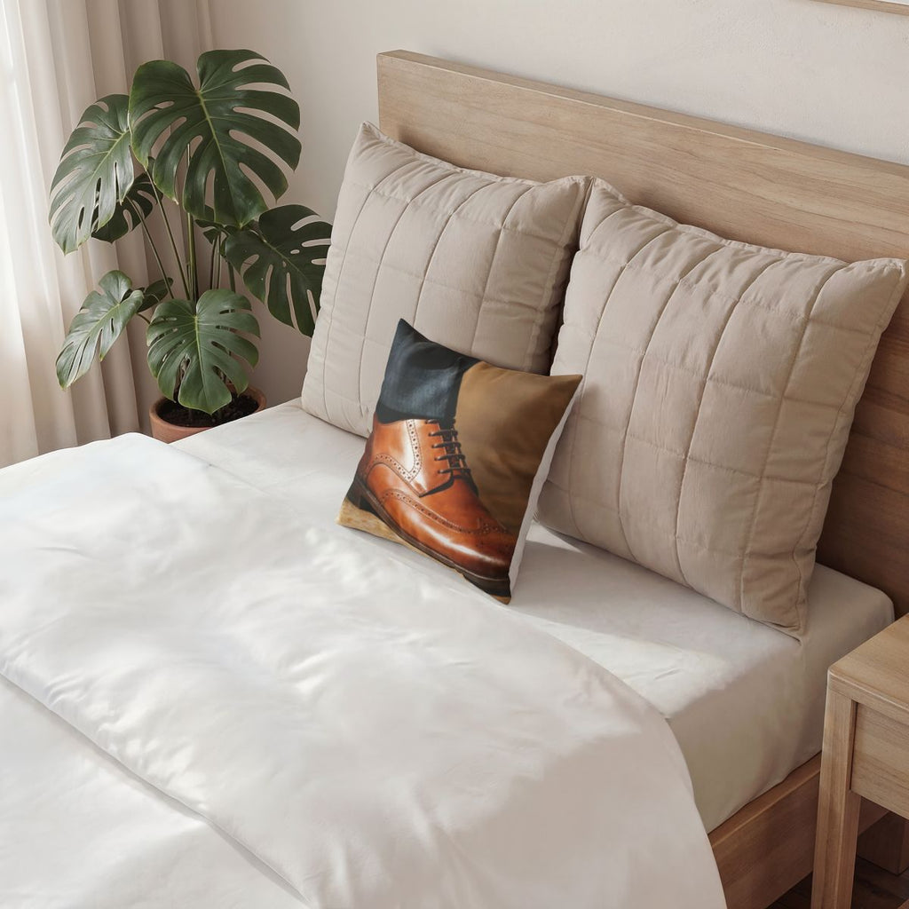 Poly Velvet Pillow - Sartorial Oxford Velvet Pillow |...