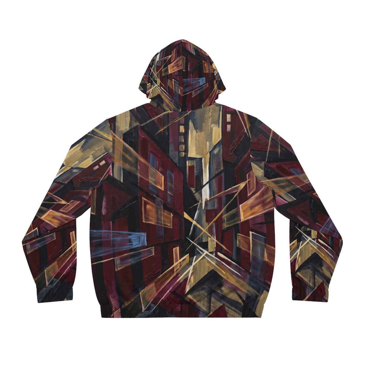 Men's Full-Zip Hoodie - Urban Pulse | Echovira Gallery