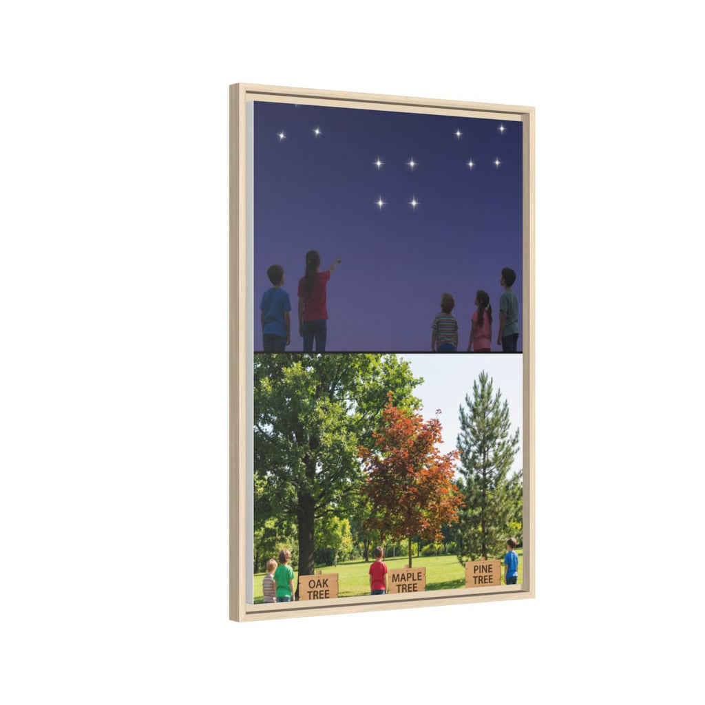 Framed Matte Canvas - Discovery — Natural / 1.25"